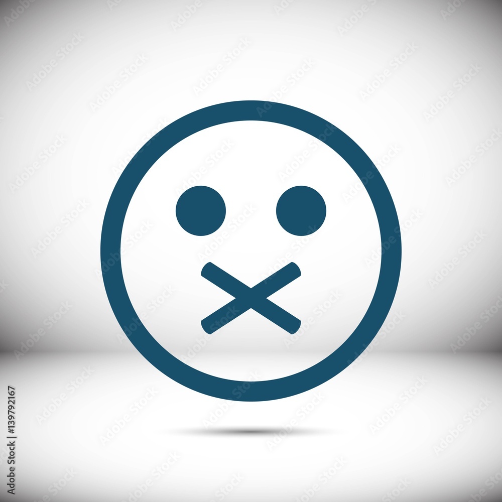 Smile icon stock vector illustration flat design Smile icon stock vector illustration flat design