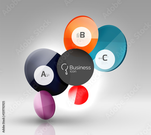 Circle banner template