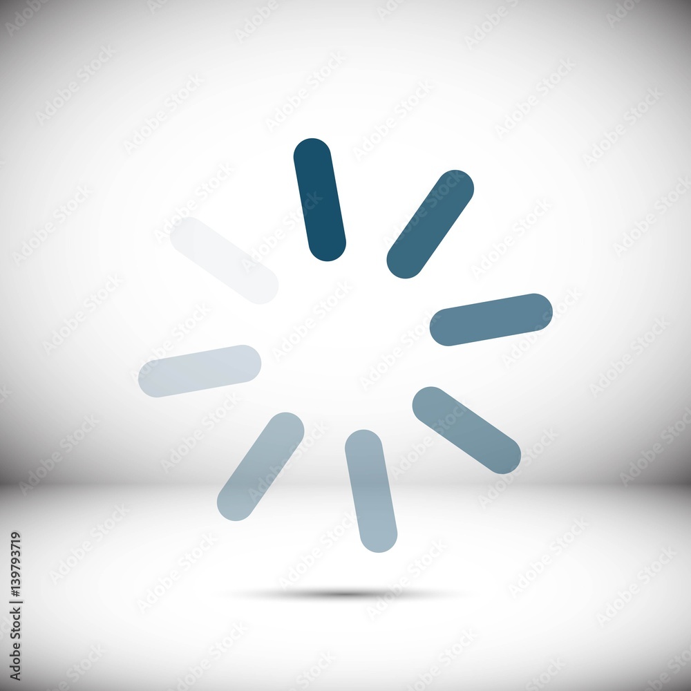 loading icon stock vector illustration flat design loading icon stock vector illustration flat design