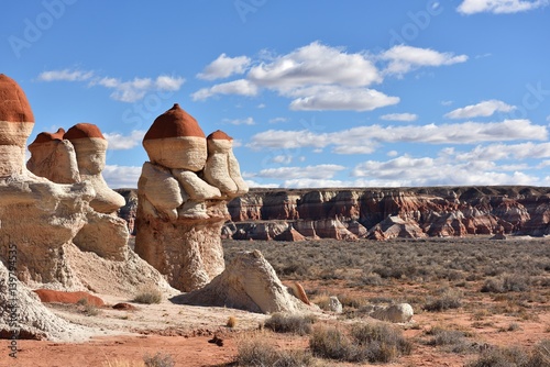 Blue Canyon, section of Moenkopi Wash in northeast Arizona photo