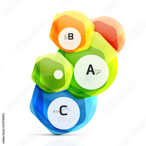Geometrical hexagon aqua elements Free Download Geometrical hexagon aqua elements - GFXLoad