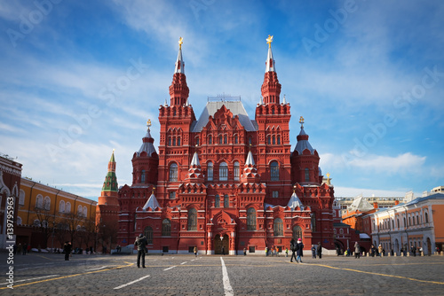 State Historical Museum in Moscow as seen from the Red Square, Russia