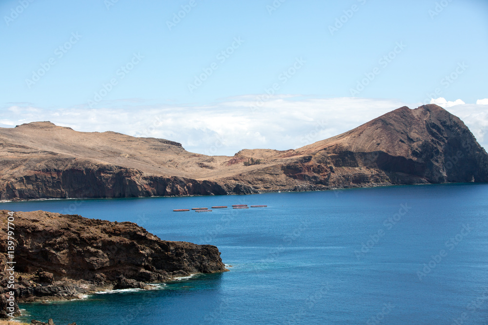 Beautiful landscape at the Ponta de Sao Lourenco, the eastern part of Madeira, Portugal Beautiful landscape at the Ponta de Sao Lourenco, the eastern part of Madeira, Portugal