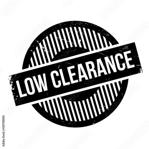 Low Clearance rubber stamp. Grunge design with dust scratches. Effects can be easily removed for a clean, crisp look. Color is easily changed.