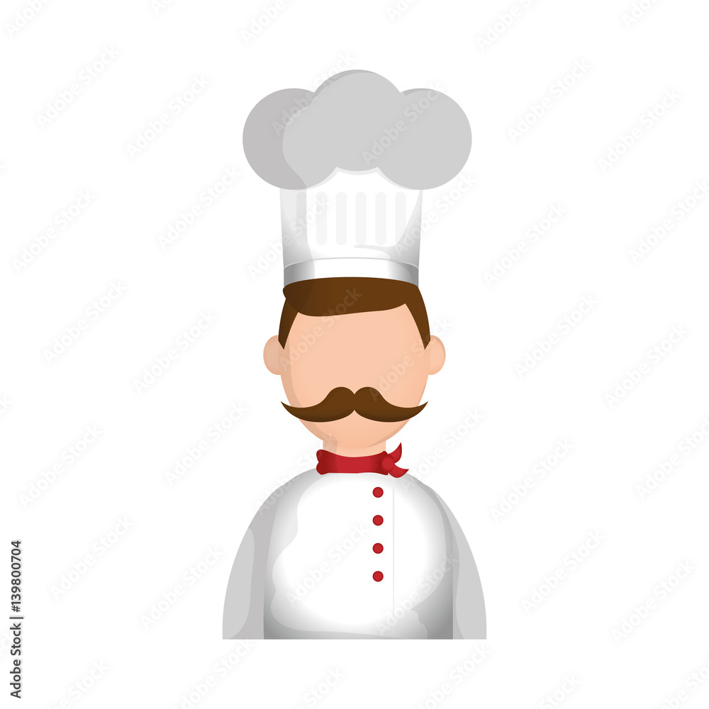 Chef cartoon character icon vector illustration graphic design Chef cartoon character icon vector illustration graphic design