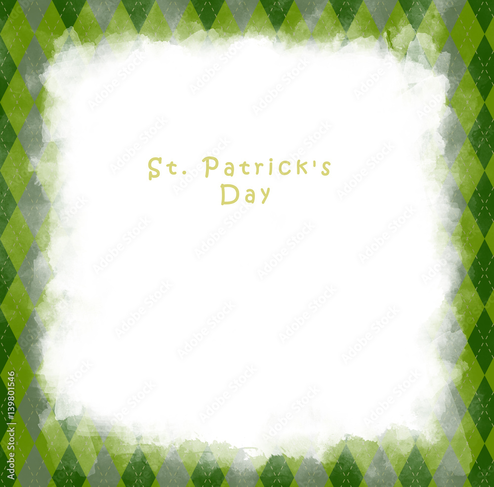 Fototapeta premium St. Patrick day hintergrund with text