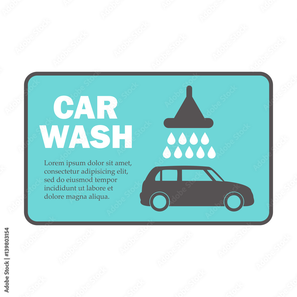 Car wash sign