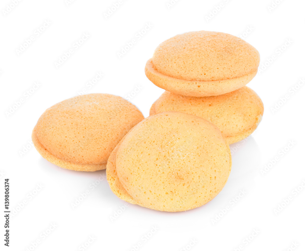 Closeup of a group of assorted cookies.