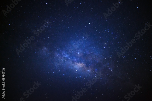milky way galaxy. Long exposure photograph.with grain © sripfoto