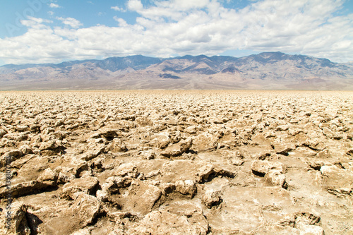 Dry desert, Death Valley - low angle