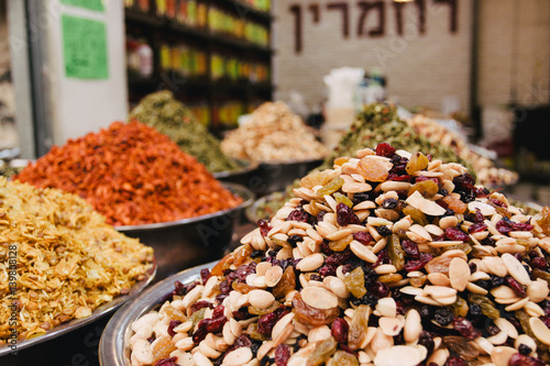 food on mahane yehuda market photo
