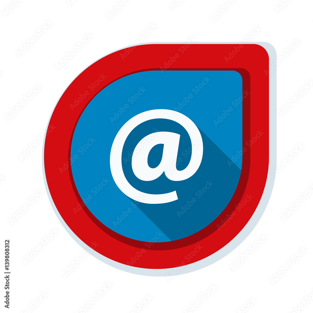 E-mail button illustration E-mail button illustration