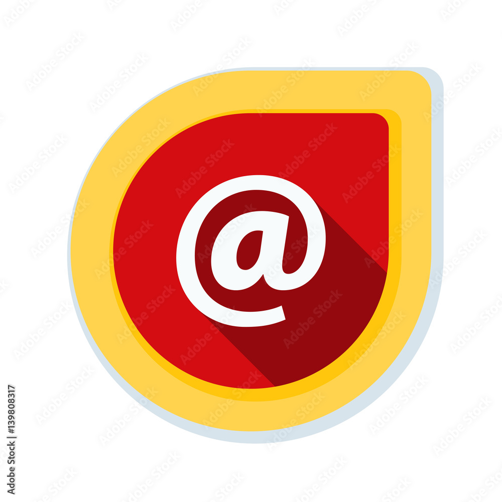 E-mail button illustration E-mail button illustration