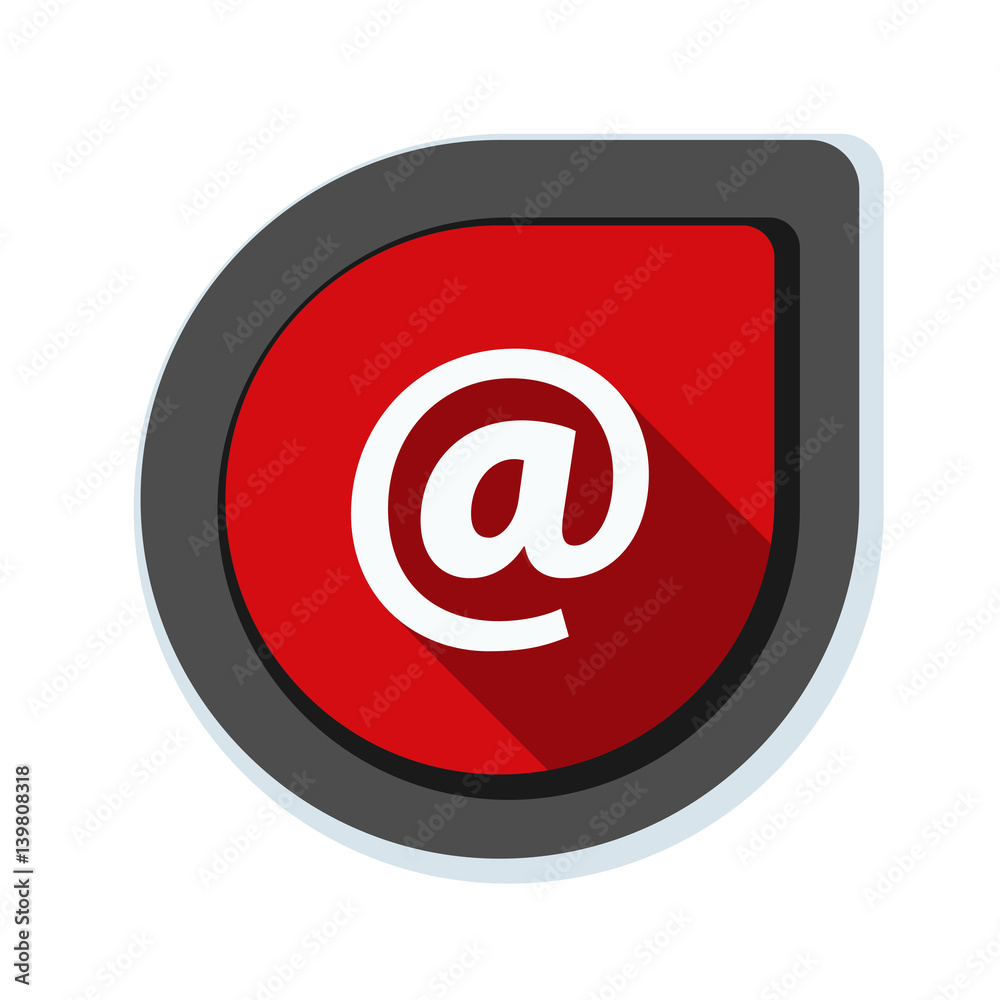 E-mail button illustration E-mail button illustration