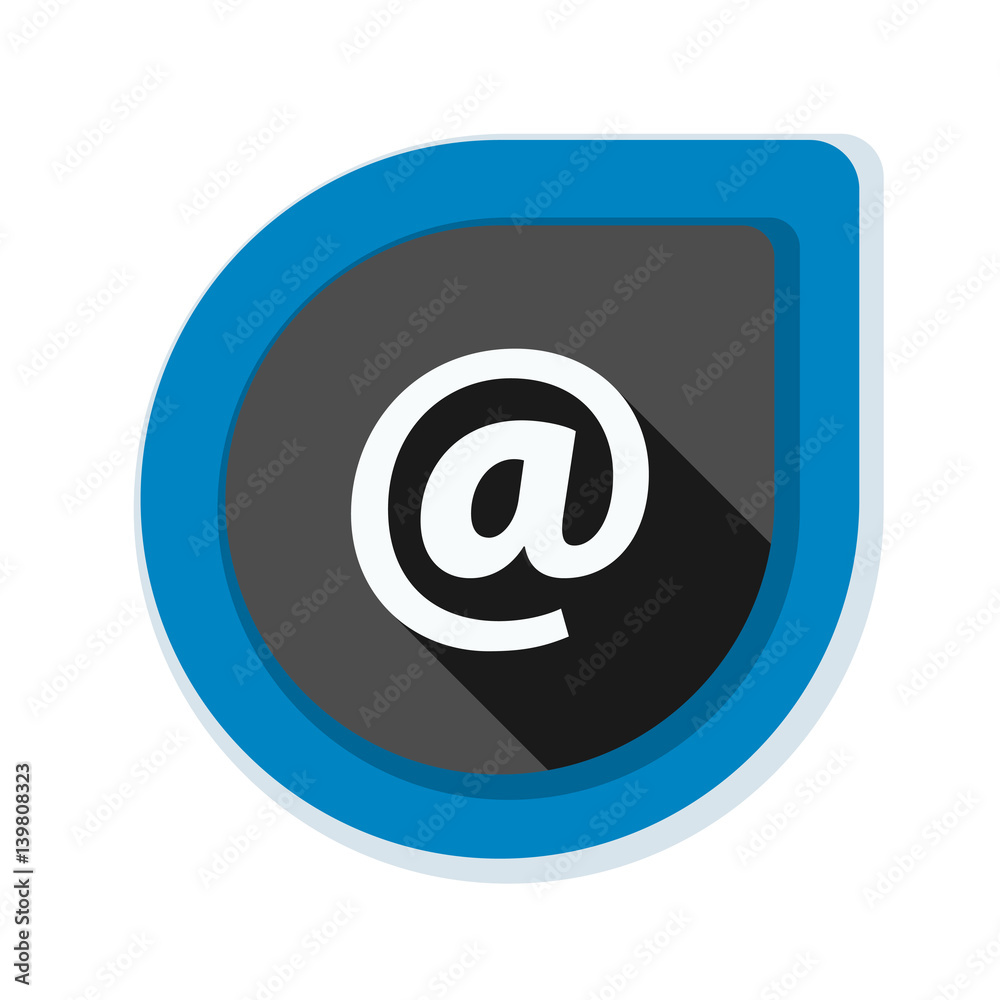 E-mail button illustration E-mail button illustration