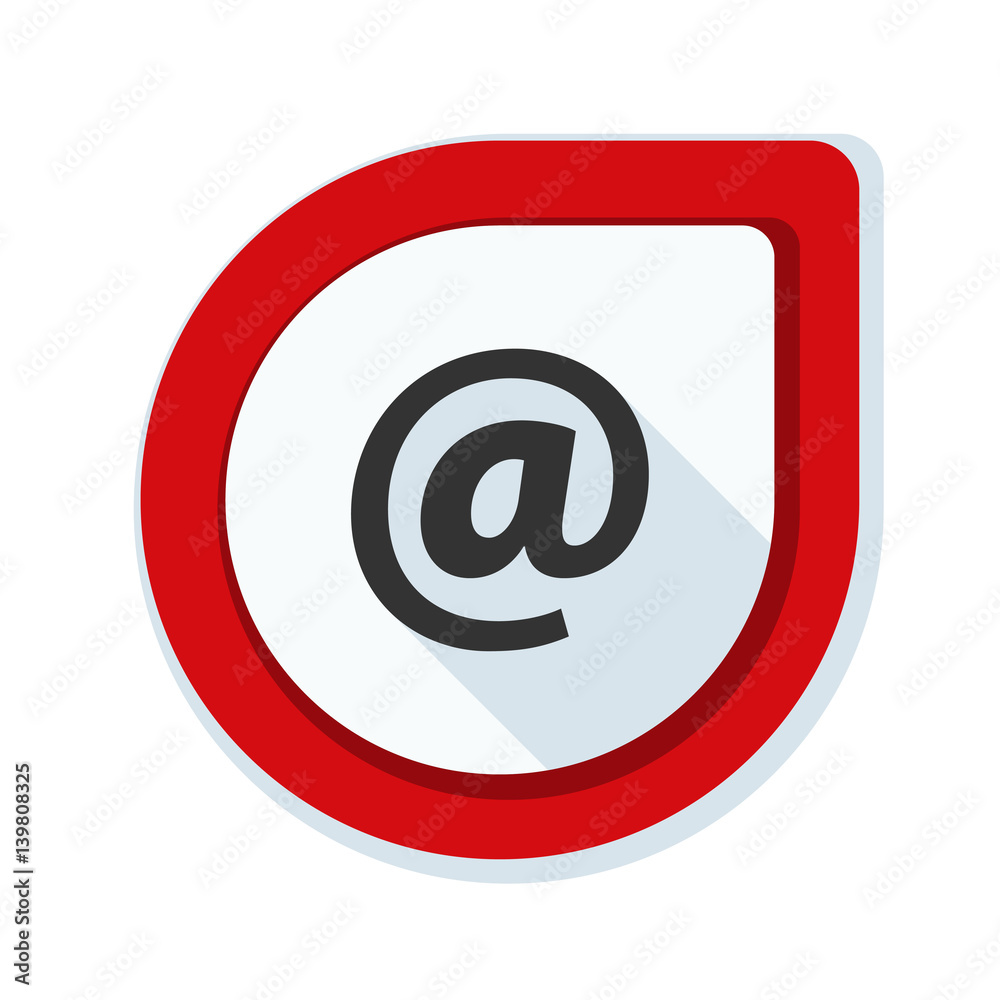 E-mail button illustration E-mail button illustration