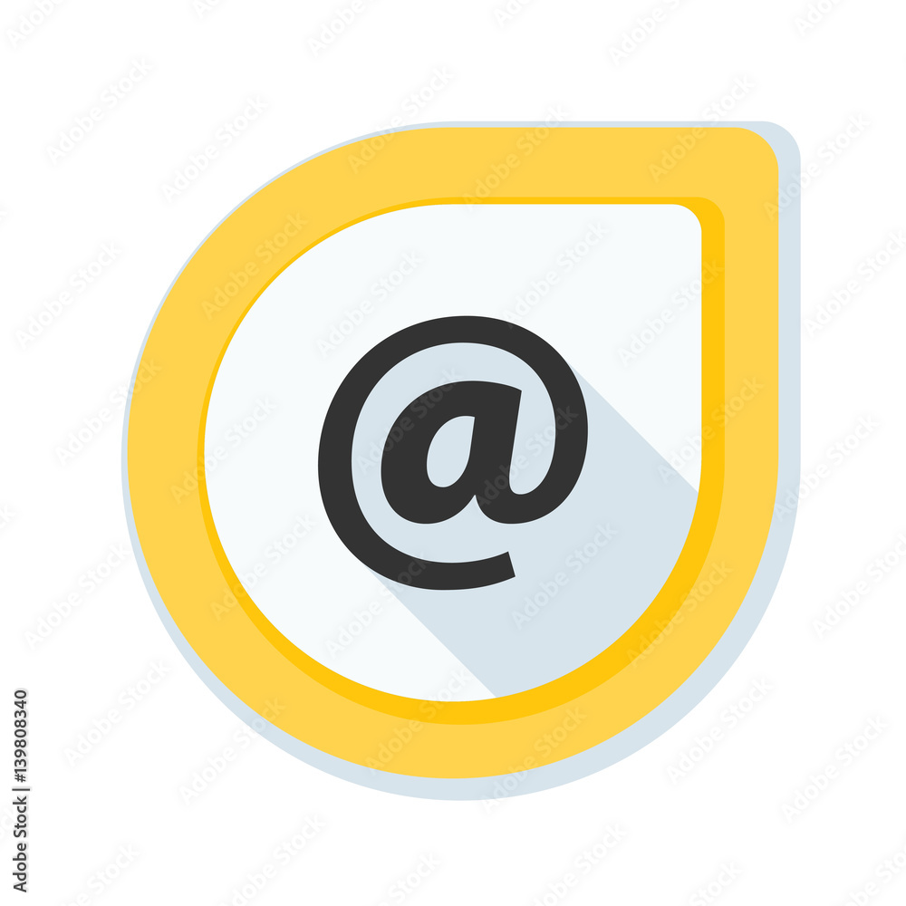 E-mail button illustration E-mail button illustration