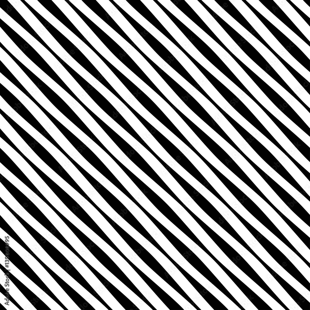 Vector seamless pattern. Modern stylish texture. Monochrome geometric pattern with stripes arranged diagonally. Vector seamless pattern. Modern stylish texture. Monochrome geometric pattern with stripes arranged diagonally.