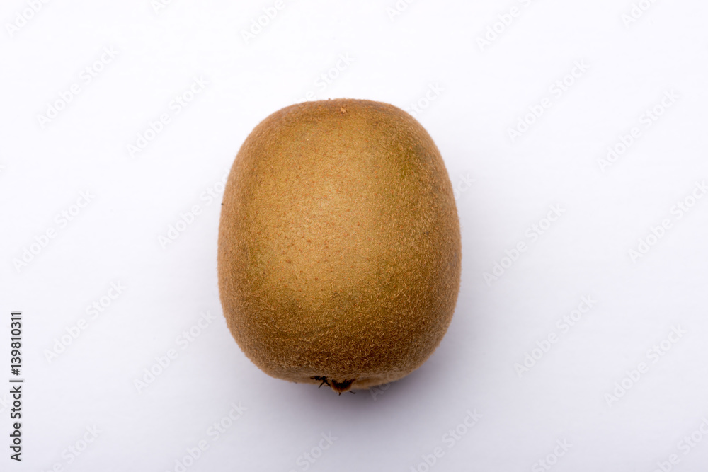 isolated ripe kivi fruit on white isolated ripe kivi fruit on white