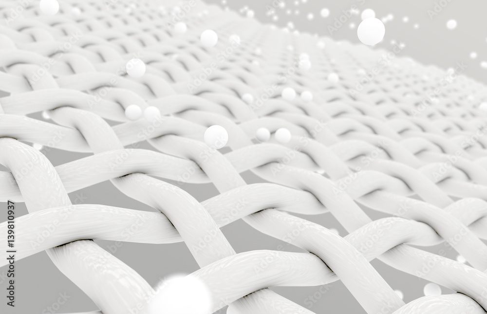 Obraz premium Fabric With Particles