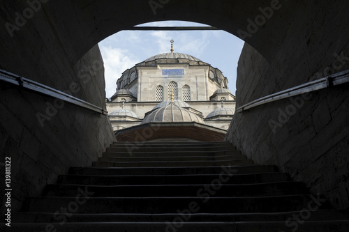 Unique gateway of The Sokollu Mehmet Pasha Mosque at Istanbul. 