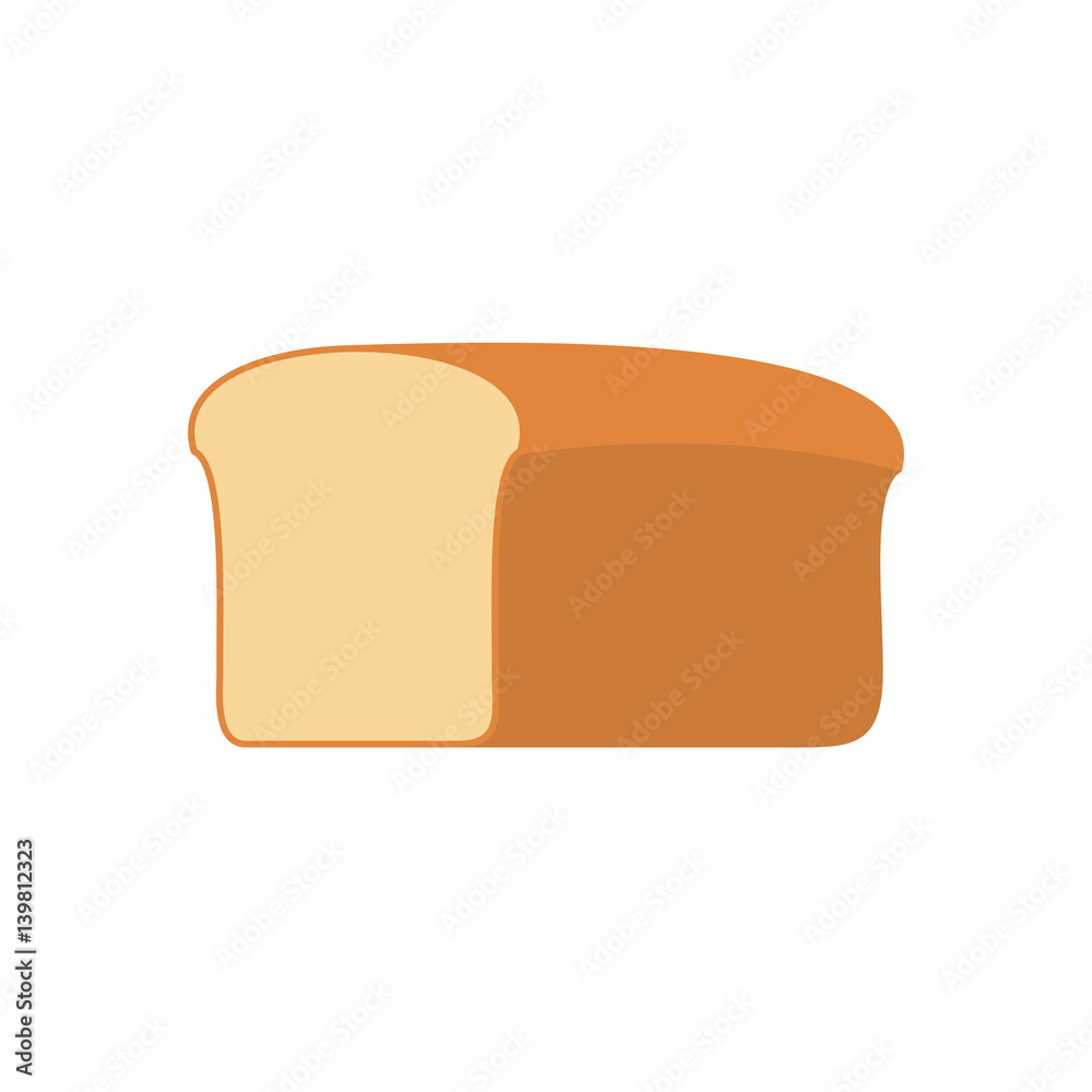 Bread isolated. piece of bread on white background Bread isolated. piece of bread on white background
