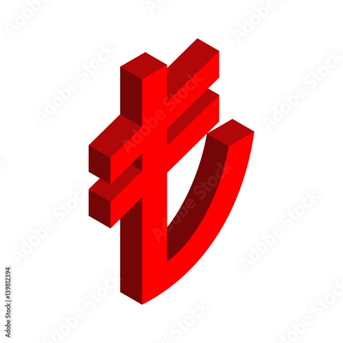 Turkish lira sign. Financial Currency Symbols Turkey.