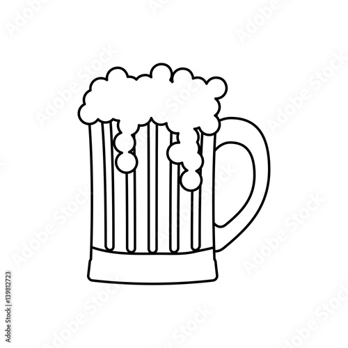 Beer and brewery icon vector illustration graphic design