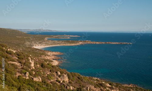 Beautiful and scenic landscape of Corsica island, France © Olja