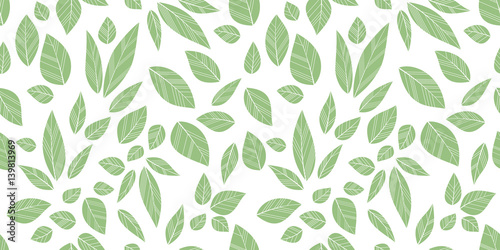 leaves seamless background
