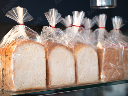 Fresh bread for sale in bakery shop