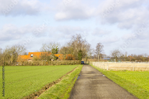 German countryside landscape, Lower Rhine Region photo