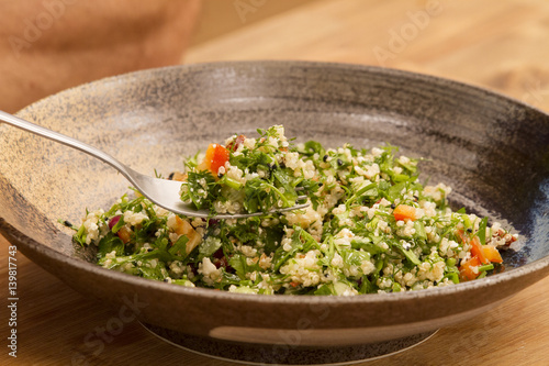 Quinoa Salad with greens