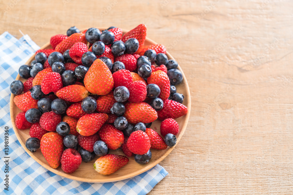fresh blueberry, strawberry and rasberry fresh blueberry, strawberry and rasberry