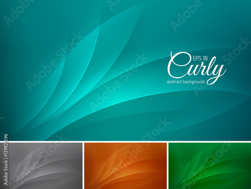curly abstract background