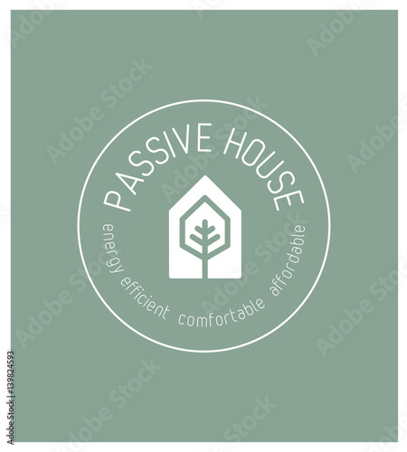 logo, picto, identité, marque, icône, écologie, maison passive, habitat, construction, isolation, architecte, construction