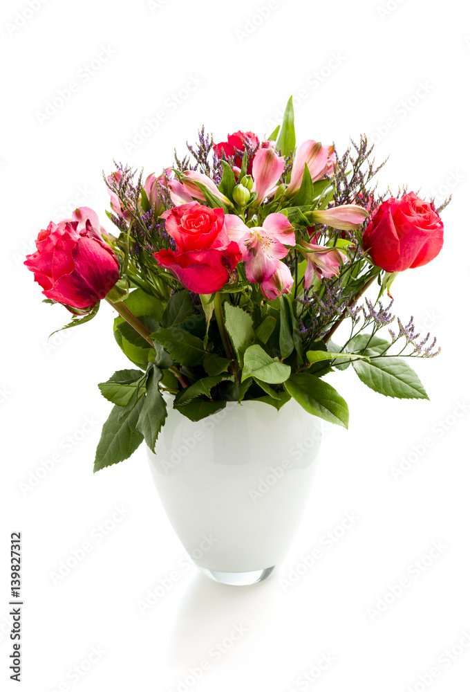 bouquet of blossoming red roses bouquet of blossoming red roses