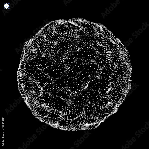 The Sphere Consisting of Points. Global Digital Connections.