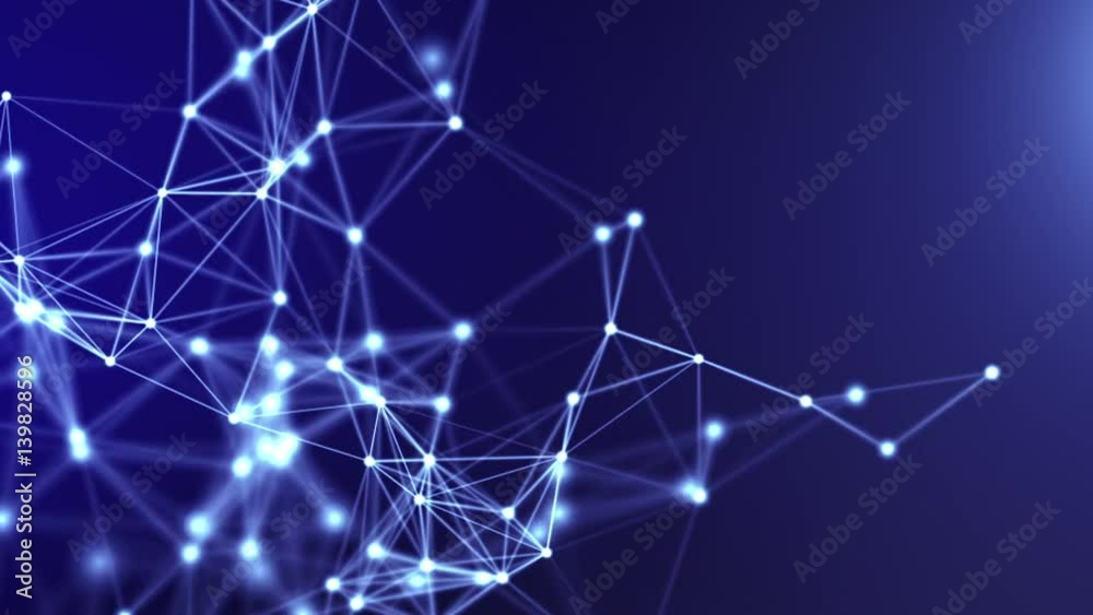 abstract geometric network background. seamless loop abstract geometric network background. seamless loop