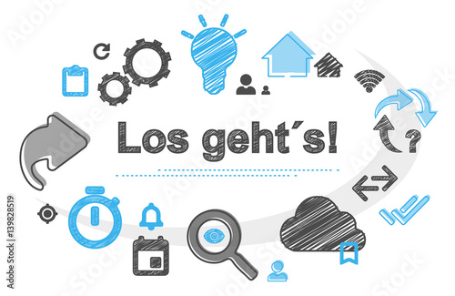 Los geht´s! | Scribble Concept