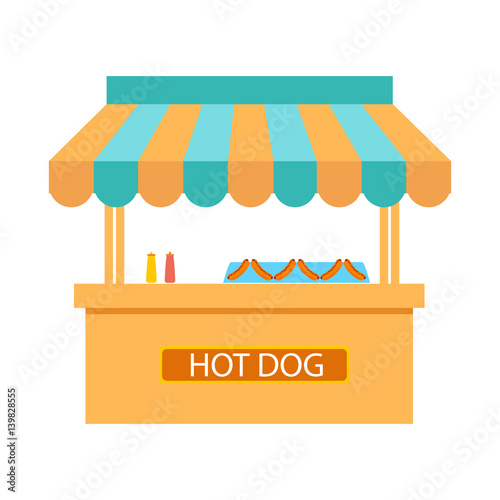 Hot dog shop.