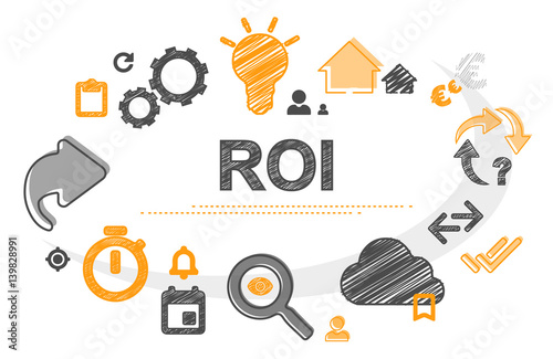 ROI | Scribble Concept.