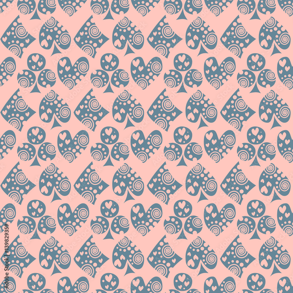 Vector seamless pattern, graphic illustration