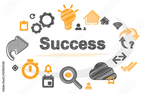 Success | Scribble Concept