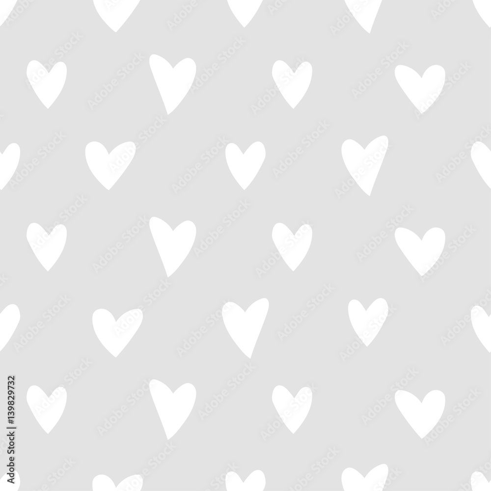 seamless love heart pattern
