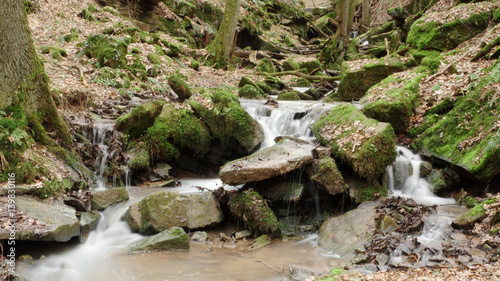 a river flow / waterfall in the Margarethenschlucht photo