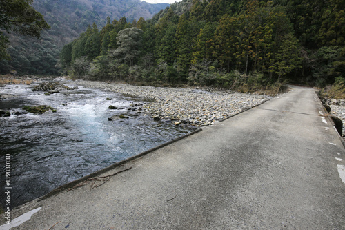 高知県四万十市 小津賀沈下橋（目黒川）