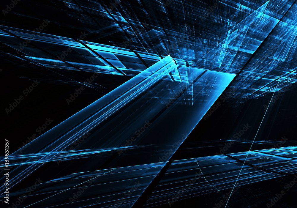 Naklejka premium Abstract technology illustration