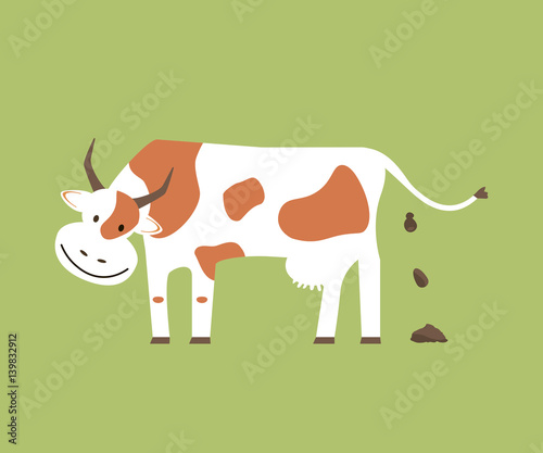 Cow and Organic Manure