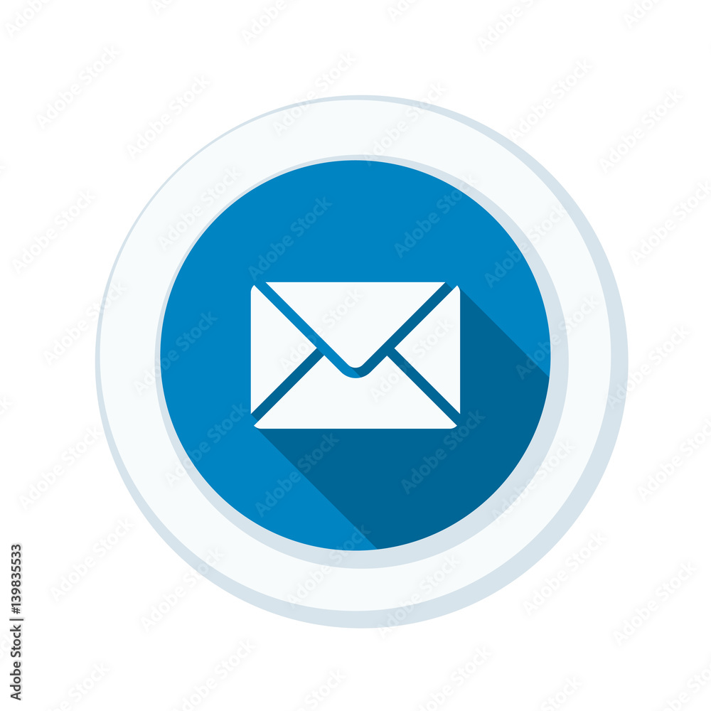 Mail button illustration Mail button illustration